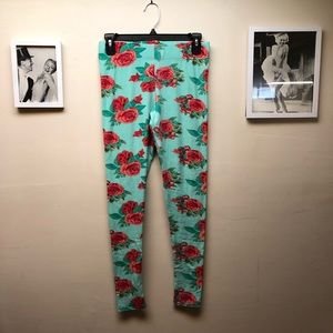 Super stretch floral leggings